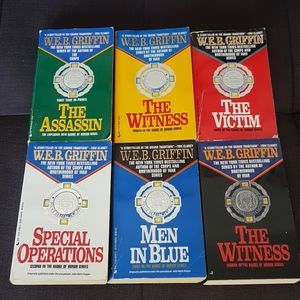 6 W.E.B. GRIFFIN pocket books